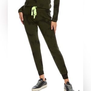 Lisa Todd Spritz-Print Waffle Knit Jogger Pants M